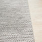 Milly Outdoor Grey & White Diamond Pattern Rug