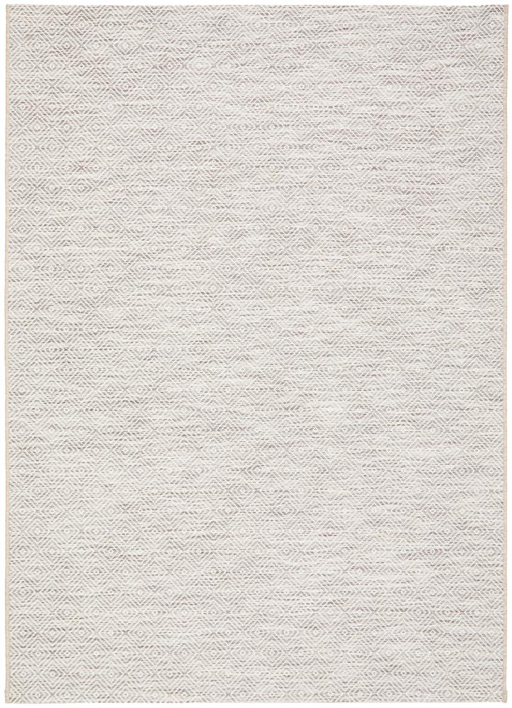 Milly Outdoor Natural & White Diamond Pattern Rug