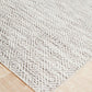 Milly Outdoor Natural & White Diamond Pattern Rug