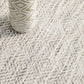 Milly Outdoor Natural & White Diamond Pattern Rug