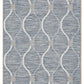 Lola Outdoor Blue & White Patterned Rug
