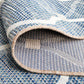 Lola Outdoor Blue & White Patterned Rug