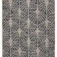 Vera Outdoor Black & Grey Art Deco Pattern Rug