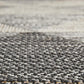 Miles Outdoor Black & Grey Geometric Pattern Rug