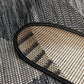 Miles Outdoor Black & Grey Geometric Pattern Rug