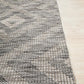 Tera Outdoor Black & Grey Diamond Pattern Rug
