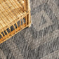 Tera Outdoor Black & Grey Diamond Pattern Rug