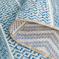 Tessa Outdoor Blue & White Tribal Pattern Rug