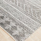 Tessa Outdoor Grey & White Tribal Pattern Rug