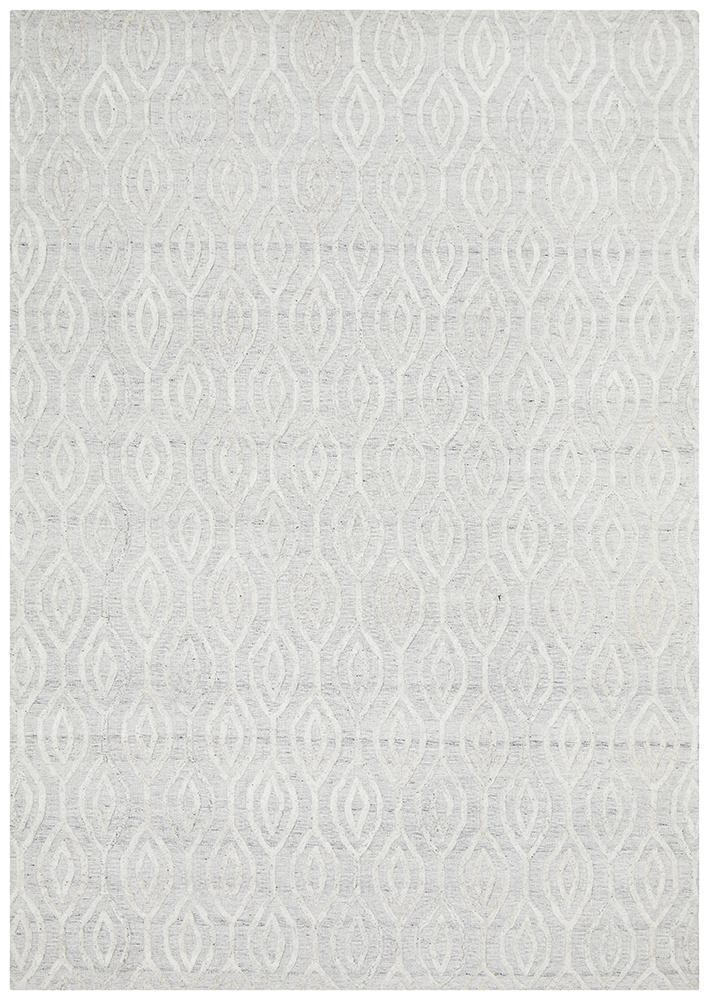 Athena Light Grey Hand Tufted Modern Rug