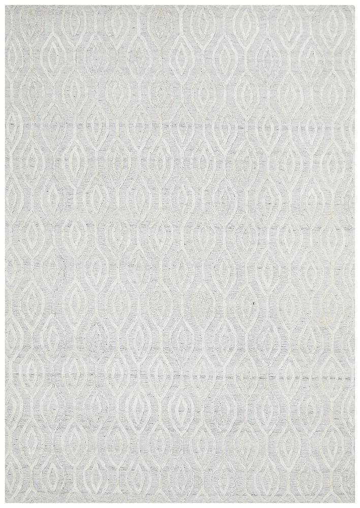Athena Light Grey Hand Tufted Modern Rug
