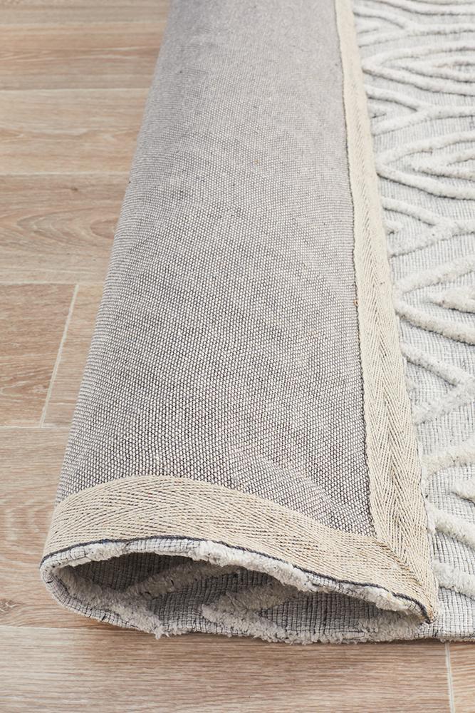 Athena Light Grey Hand Tufted Modern Rug