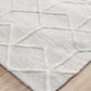 Nevaeh Light Grey Modern Hand Tufted Wool & Viscose Rug