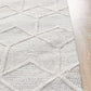 Nevaeh Light Grey Modern Hand Tufted Wool & Viscose Rug