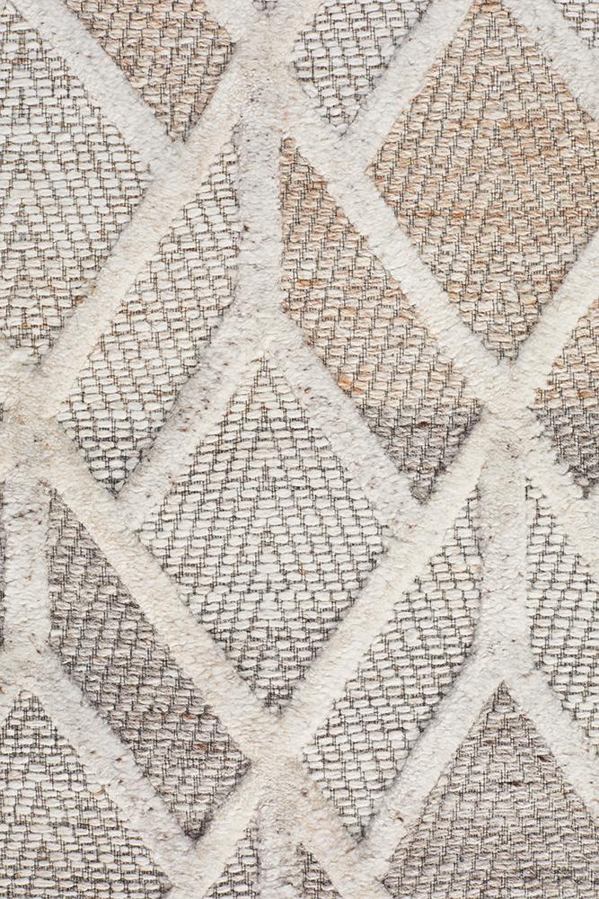 Nevaeh Sand Modern Hand Tufted Rug